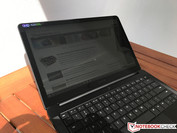 in der Sonne (ohne Reflexion)