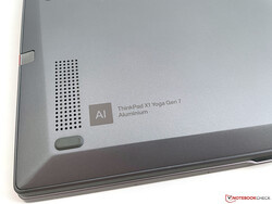 Das X1 Yoga G7 setzt auf Aluminium.