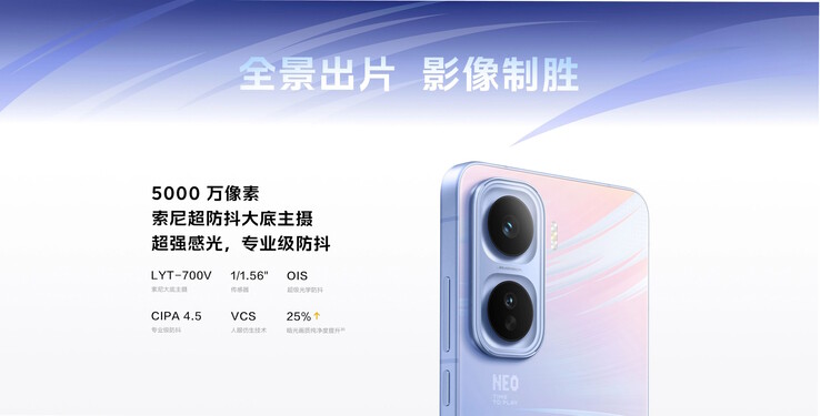 Der Sensor der Hauptkamera stammt von Sony (Bildquelle: Vivo)