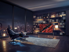 LG Signature OLED TV R Modell 65R9 mit einrollbarem Display.
