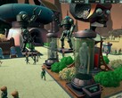 Die Benutzeroberfläche des Sandbox-Modus von Mars Attracts mit verschiedenen Funktionen zur Parkverwaltung