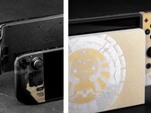 dbrand kopiert das Design von Nintendos offizieller Zelda Special Edition Konsole schamlos. (Bild: dbrand)