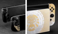 dbrand kopiert das Design von Nintendos offizieller Zelda Special Edition Konsole schamlos. (Bild: dbrand)