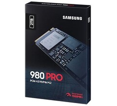 Bei Mindfactory ist die 2TB-Variante der Samsung 980 Pro SSD derzeit für 155 Euro bestellbar (Bild: Samsung)