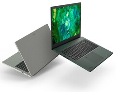 Dem Acer Vero ist das Recycling-Gehäuse anzusehen