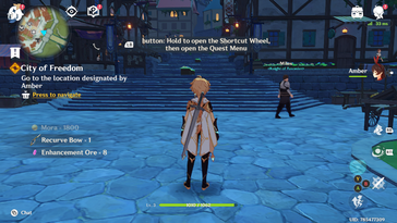 Genshin Impact läuft einigermaßen spielbar (Bildquelle: Notebookcheck)