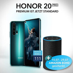 Honor 20 Pro: Verkaufsstart in Deutschland exklusiv bei Amazon.