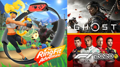 Game Sales Awards Juli 2020: Ring Fit Adventure, Ghost of Tsushima und F1 2020.