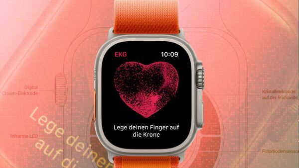 Die Apple Watch kann sehr genaue EKG-Messungen liefern. Künftig könnte die Apple Watch auch als Stressmeter taugen.