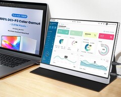 Bei Geekbuying gibt es aktuell drei tragbare Monitore wie den Aosiman 156FCC im Angebot. (Bild: Geekbuying)