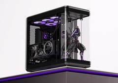 Cooler Master soll das MasterFrame 360 PC-Gehäuse wahlweise mit Display oder Spiegel anbieten. (Bildquelle: Cooler Master)