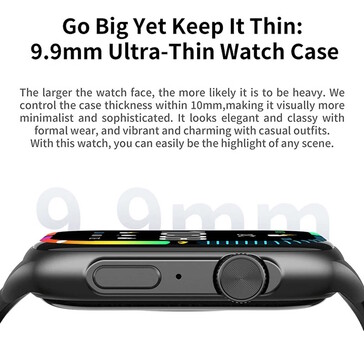 Die Smartwatch ist relativ dünn