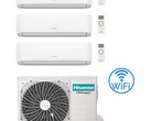 Hisense Hi Comfort Klimaanlage mit zweimal 9.000 BTU und einmal 12.000 BTU