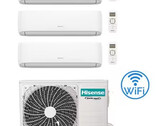 Hisense Hi Comfort Klimaanlage mit zweimal 9.000 BTU und einmal 12.000 BTU 