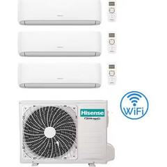 Hisense Hi Comfort Klimaanlage mit zweimal 9.000 BTU und einmal 12.000 BTU