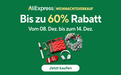 Der große Weihnachtsverkauf von AliExpress ist soeben gestartet. (Bildquelle: AliExpress)