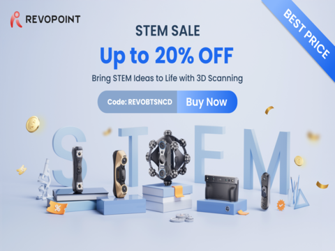 Bis zu 20% Rabatt auf 3D-Scanner von Revopoint.