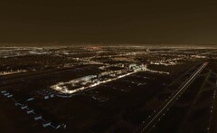 Der Los Angeles International Airport ist nur einer von 37.000 Flughäfen, auf denen man im Flight Simulator 2020 landen kann. (Bild: Microsoft)