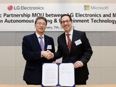 LG und Microsoft beschließen Zusammenarbeit bei KI für selbstfahrende Autos.