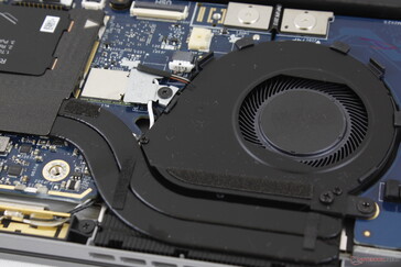 Einzelner 40 mm-Lüfter. Wir können kein elektronisches Rauschen oder Spulenfiepen an unserem Gerät feststellen.