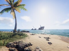 Ein Schiffswrack in Project Castaway