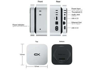 Etwa ein Ethernet-Ports ist vorhanden (Bildquelle: Beelink)