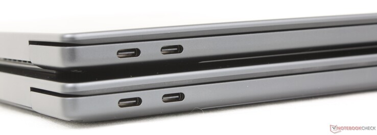 Oben: 2026 XPS 14 OLED, Unten: 2026 XPS 14 IPS