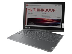 Lenovo ThinkBook Plus Twist mit 13,3 Zoll 3K-OLED- &amp; 12 Zoll E-Ink-Display auf der Rückseite (Bild: Lenovo)