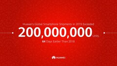 Rekord: Huawei setzt 200 Millionen Smartphone in Rekordzeit ab, Sondermodell für China.