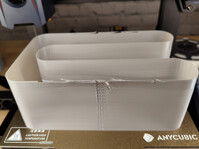 Praxistest Druckgeschwindigkeit Steigerung der Druckgeschwindigkeit alle 5 mm