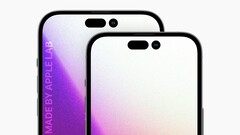Apple iPhone 14 Pro und iPhone 14 Pro Max: Ein Analyst liefert exakte Displaygrößen und einen Ausblick bis zum iPhone 18 in 2026. (Bild: @aaple_lab)