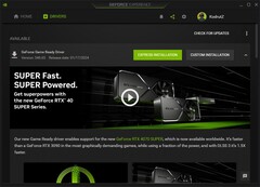 Nvidia GeForce Game Ready Driver 546.65 Update in GeForce Experience (Quelle: eigene)