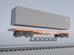 Der Magrail Booster soll einfach unter bestehende Güterwagen installiert werden. (Bild: Nevomo)