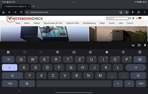Test Honor MagicPad 4 Tastatur