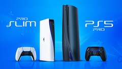 Frühestens 2023 wird sie erwartet, die Playstation 5 von Sony, die im Konzeptvideo des Concept Creator auch neben einer PS5 Slim zu sehen ist.