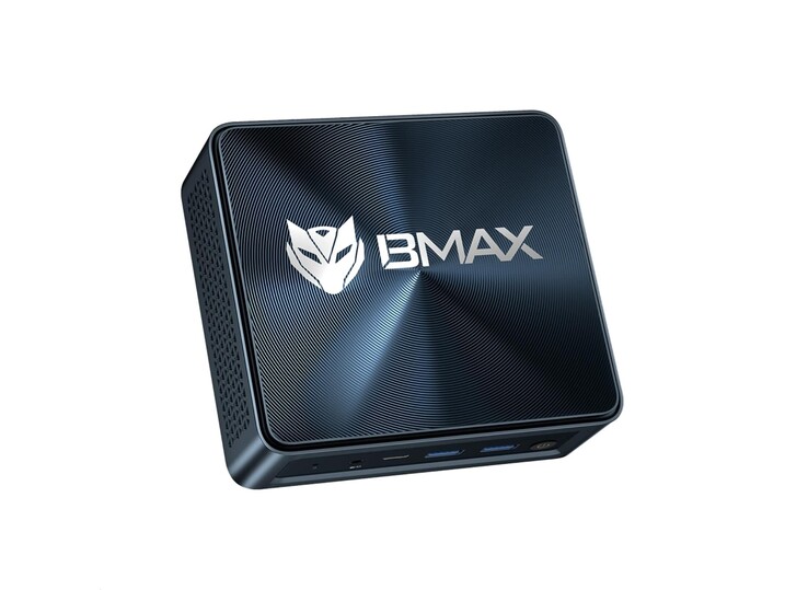 Der Bmax MaxMini B12 Power Mini-PC mit blauem Gehäuse