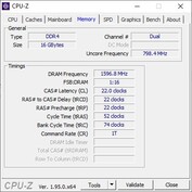 Asus TUF Gaming A15 - CPUz