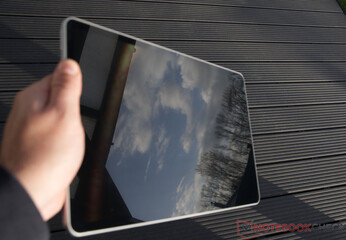 starke Spiegelungen lassen sich nicht vermeiden