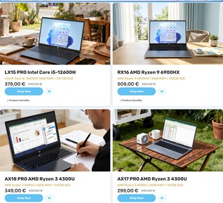 Acemagic Rabattaktion auf Laptops (Quelle: Acemagic)