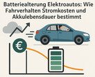 Batteriealterung Elektroautos: Wie Fahrverhalten Stromkosten und Akkulebensdauer bestimmt (Bildquelle: DallE3)