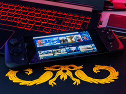 Im Test: Razer Edge. Testgerät zur Verfügung gestellt von Razer Deutschland. (Foto: Daniel Schmidt, generierter Inhalt: Adobe Firefly)