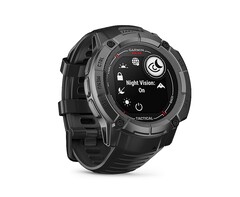 Die Garmin Instinct 2X wird offenbar auch als Tactical-Version mit einer Reihe ungewöhnlicher Features angeboten. (Bild: Roland Quandt)