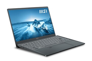 Das Prestige 14 Evo von vorne (Bild: MSI)