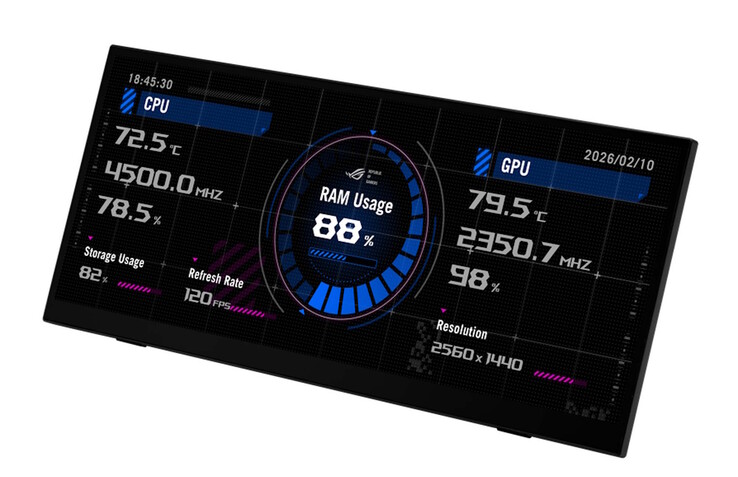 Der ROG Strix XG129C soll eben Interfaces anzeigen