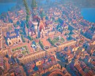 Ein Bild einer Stadt in dem Aufbauspiel Fabledom, das jetzt auf Steam um 65 % reduziert ist.