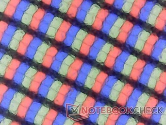 Das matte Panel ist etwas körniger als eine glänzende Alternative