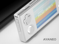 Nahaufnahme des Pocket Micro 2 in zwei Farben