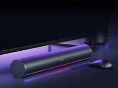 Die Xiaomi-Soundbar ist beleuchtet
