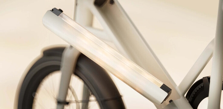 Der Akku ist entnehmbar, findet seinen Platz aber im Rahmen