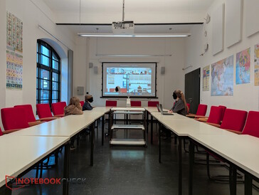 Mehrere Sitzpositionen wurden ausprobiert